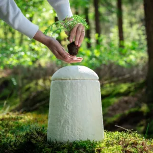 Loop mushroom urn