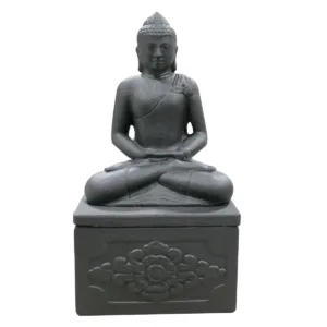 Sitting Buddha urn